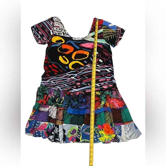 Jams World • Hattie Florentine Hawaiian Floral Retro Multicolor Dress Size XS - Picture 7 of 11